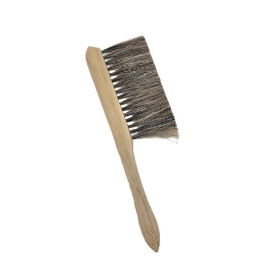 Brush cleaning Soft thick brush, paint residue, wooden stick